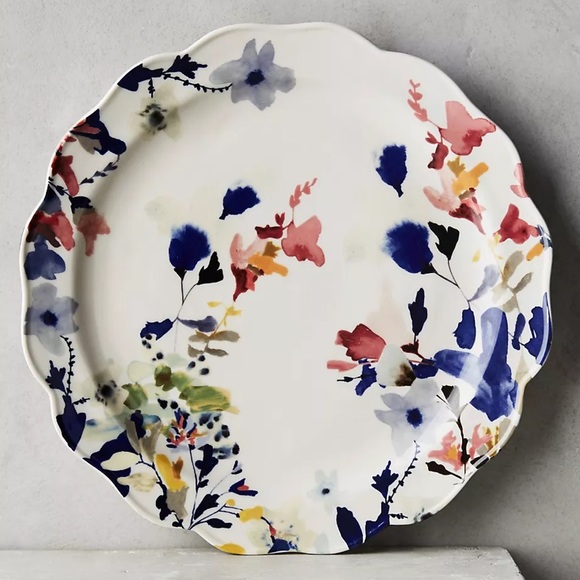 Anthropologie Dining Anthropologie Wildflower Study Dinner Plate